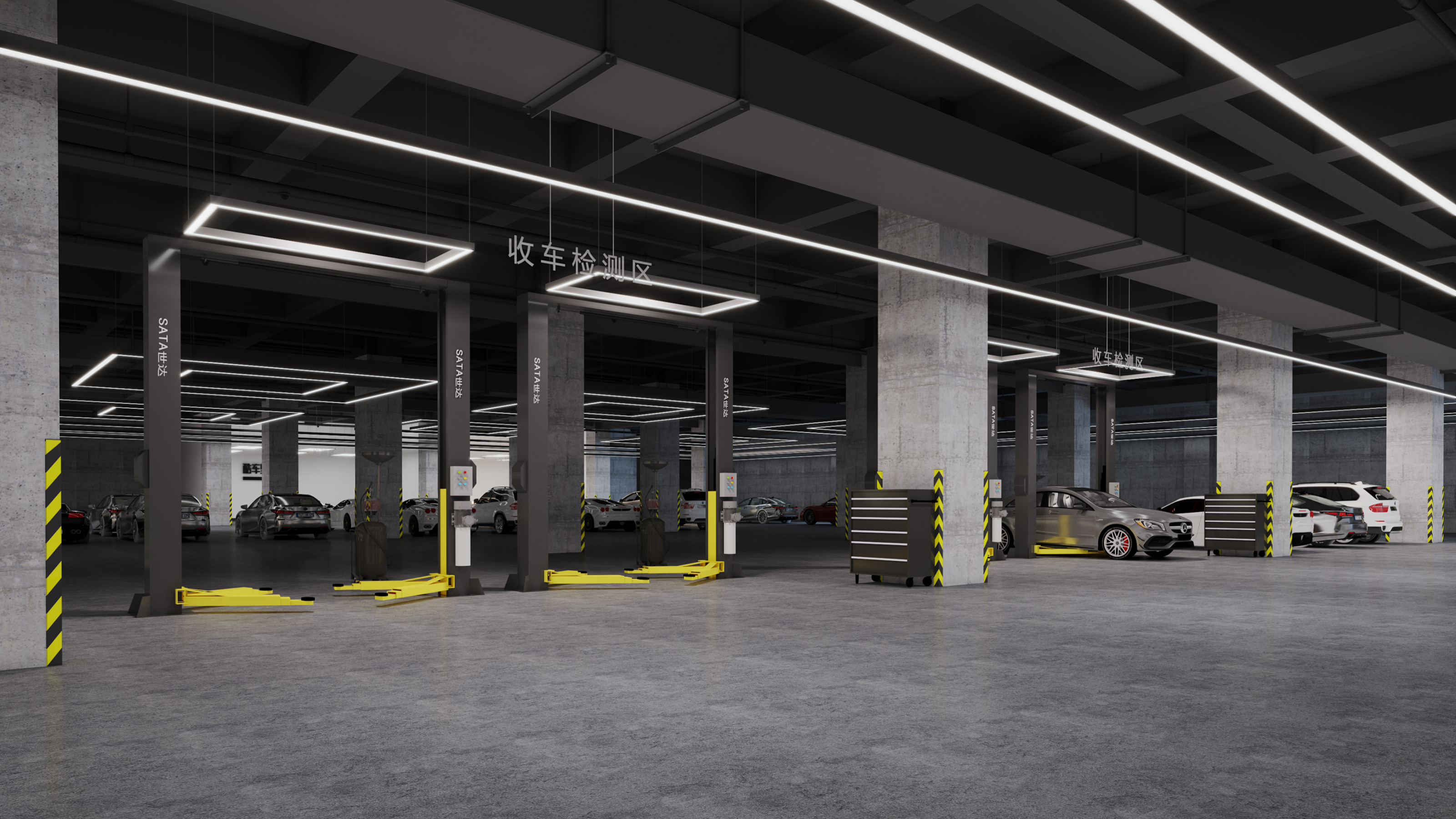 酷车里新场商业综合体空间硬装及软环境设计执行-9