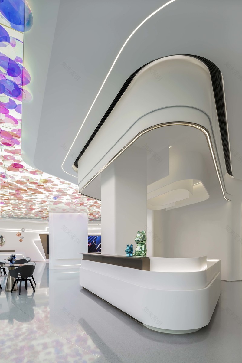 上海中海长宁第售楼处——炫彩烟花美学空间-25