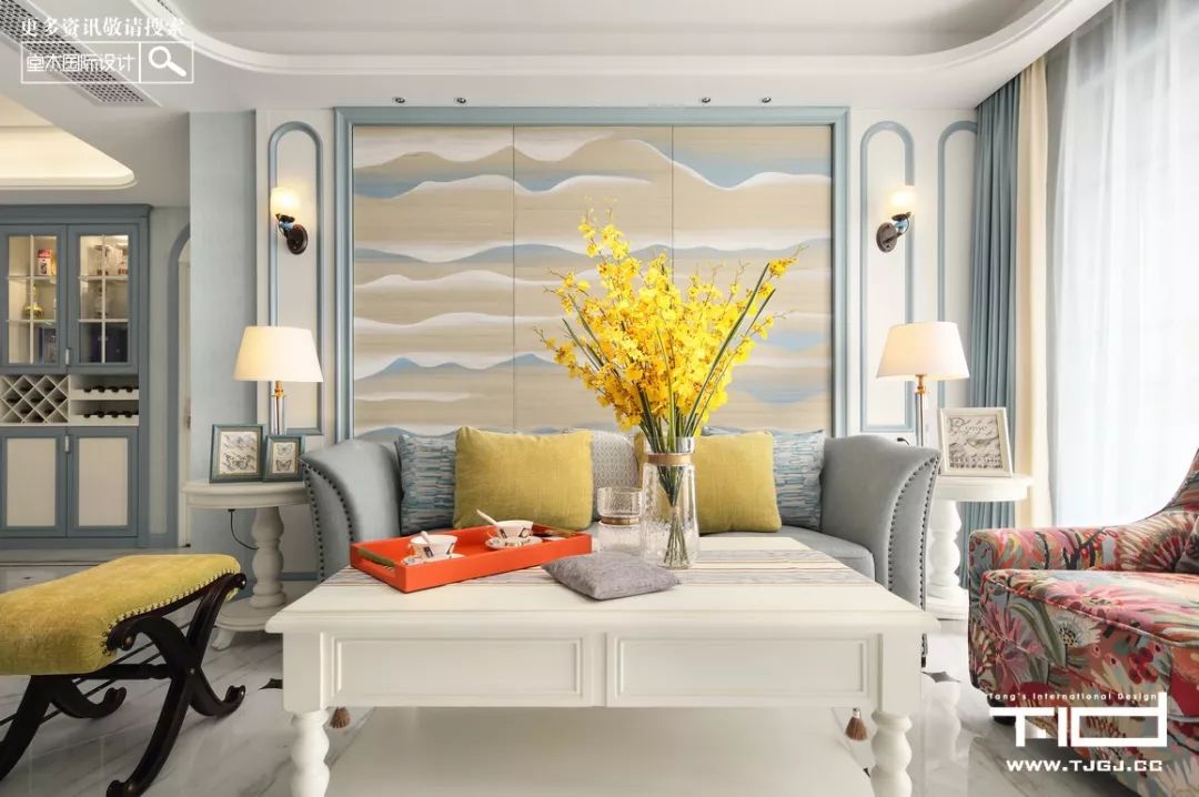 现代地中海风格家居设计丨锦华装饰-26