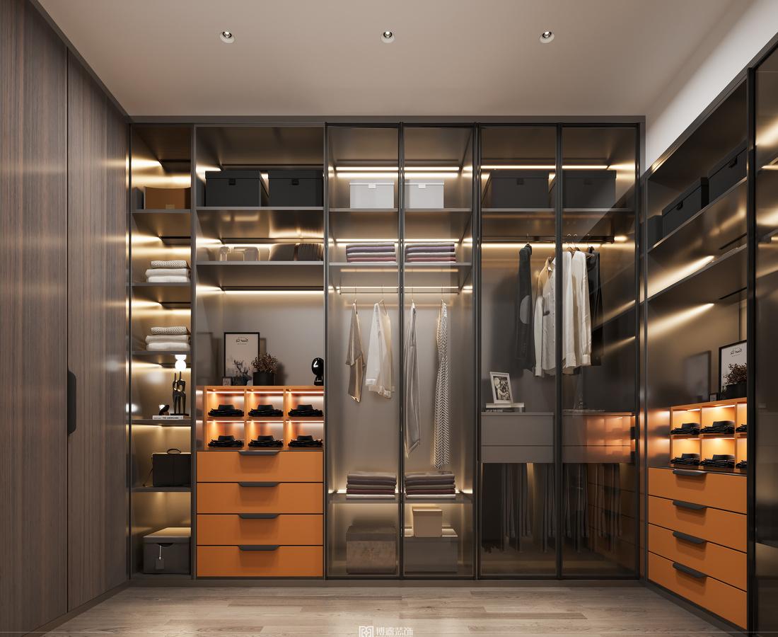 现代轻奢风格住宅设计-28