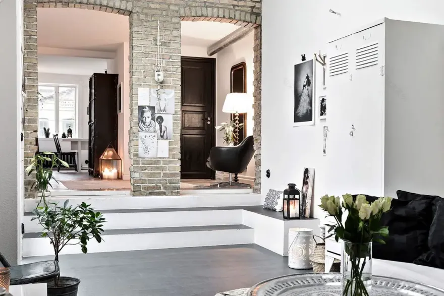 瑞典田园风光 | 白色乡村别墅的完美融合-2