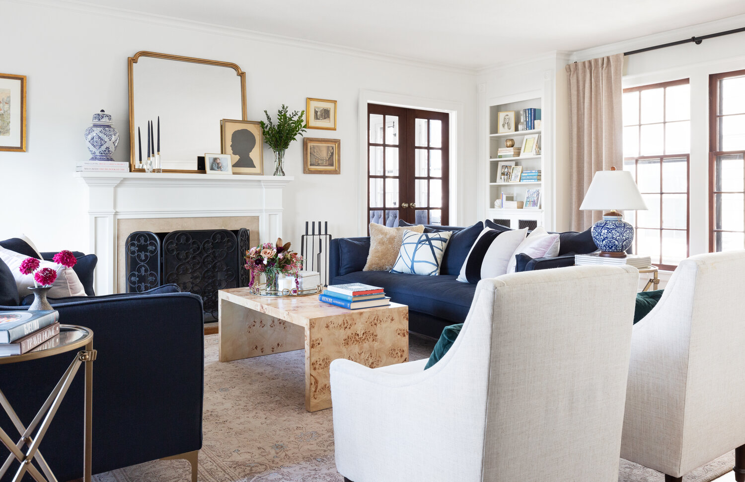 Curtis Park RenovationWinnetka Living Room Shelby Girard-6