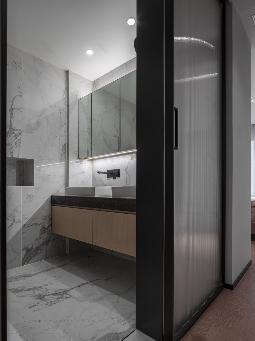 淄博紫薇园 199㎡现代轻奢住宅设计 | 品质生活,优雅时尚-62