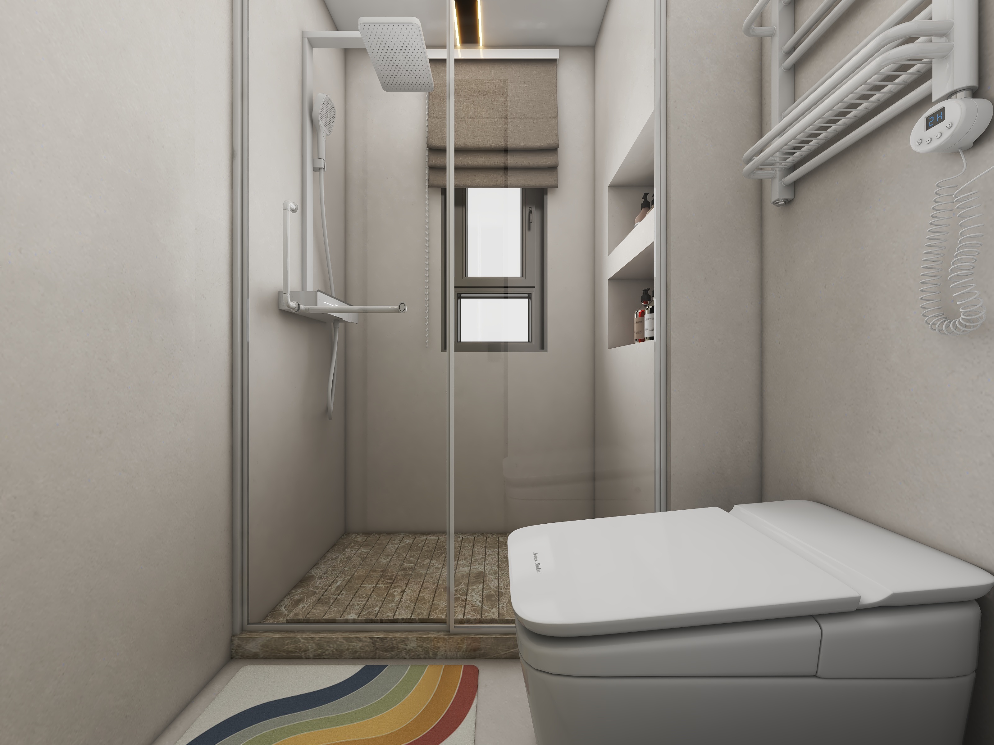 四川岳池雍合湾（123平方现代原木两居室）-57