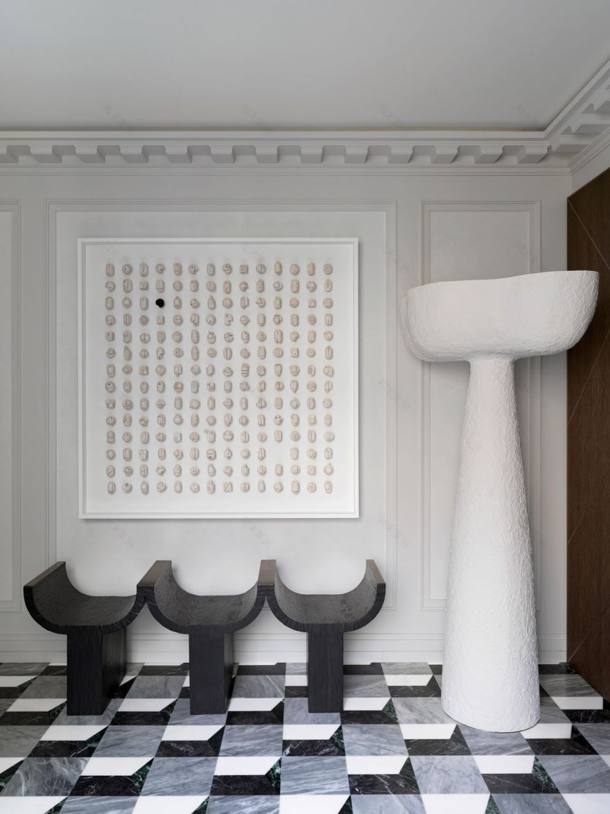 巴黎带埃菲尔铁塔景观公寓翻新丨法国巴黎-26