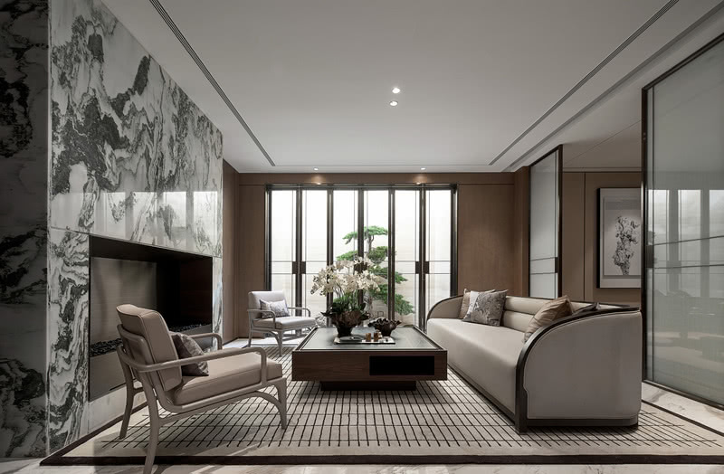 河北文安鲁能生态城新中式别墅样板间——家庭度假与生态康养的和谐空间-17