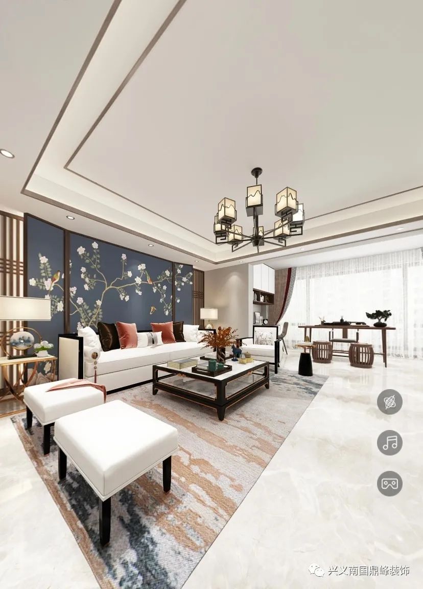 生态城美鹤湾 157㎡新中式轻奢风丨南国鼎峰-19