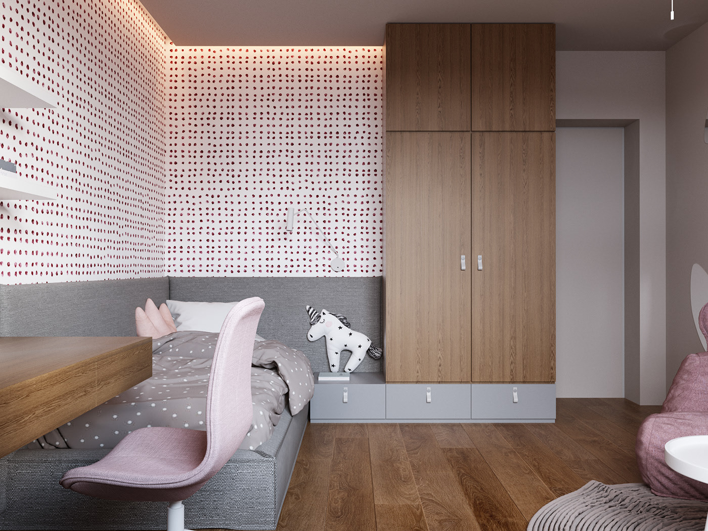 原木与灰色 打造超有感的住宅！-18