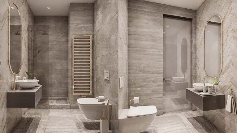 现代简约轻奢风格 | 混搭元素打造高级感大宅-52