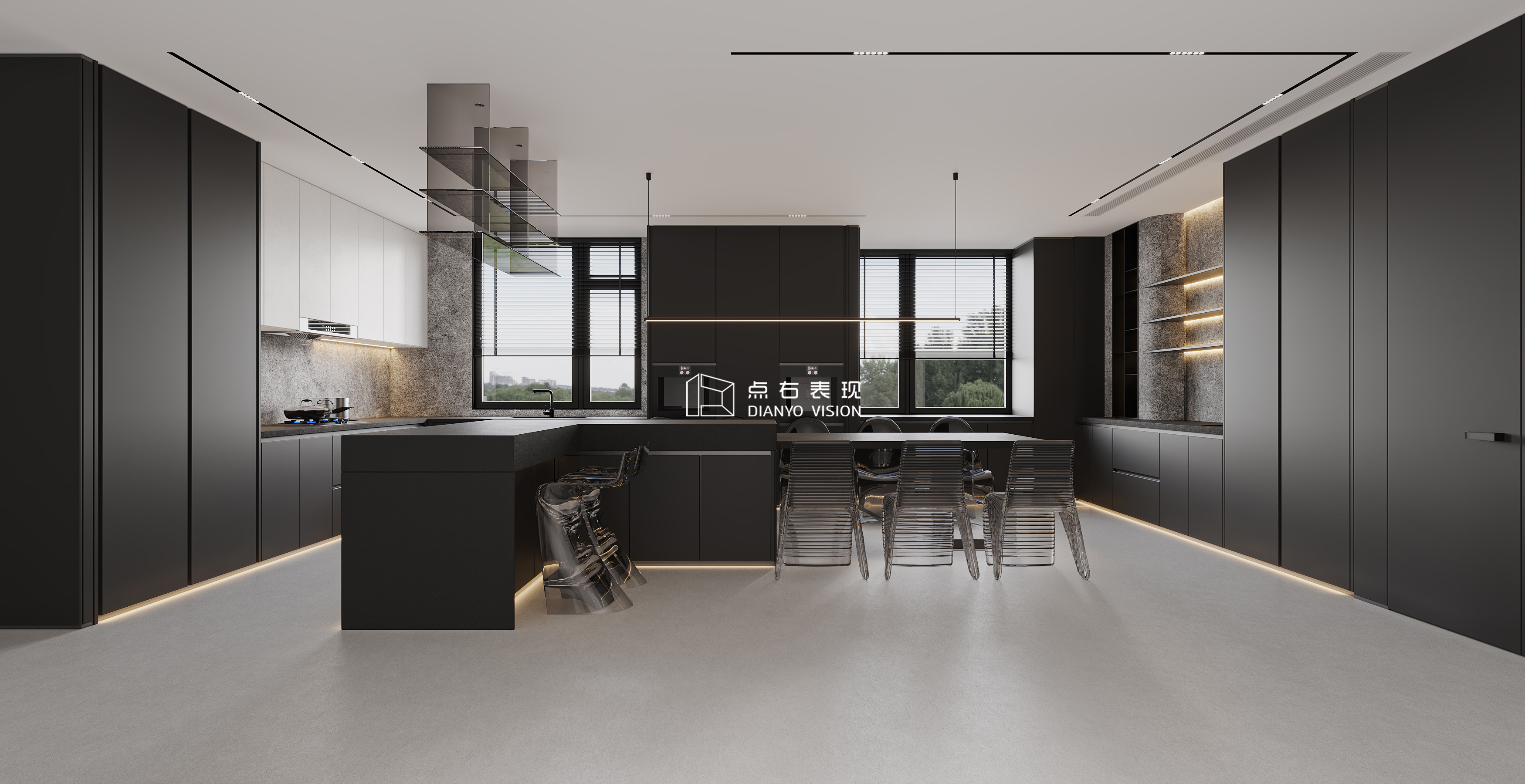 现代风格效果图丨点右效果图表现-18