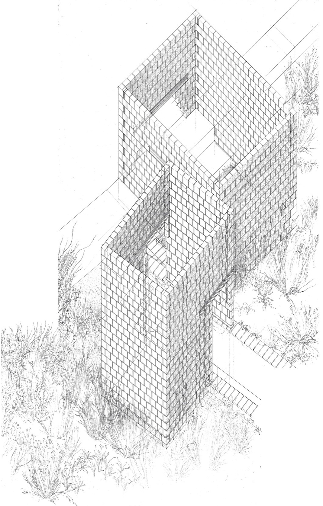 “隐秘围合”丨西班牙丨Alejandro Martínez del Río-43