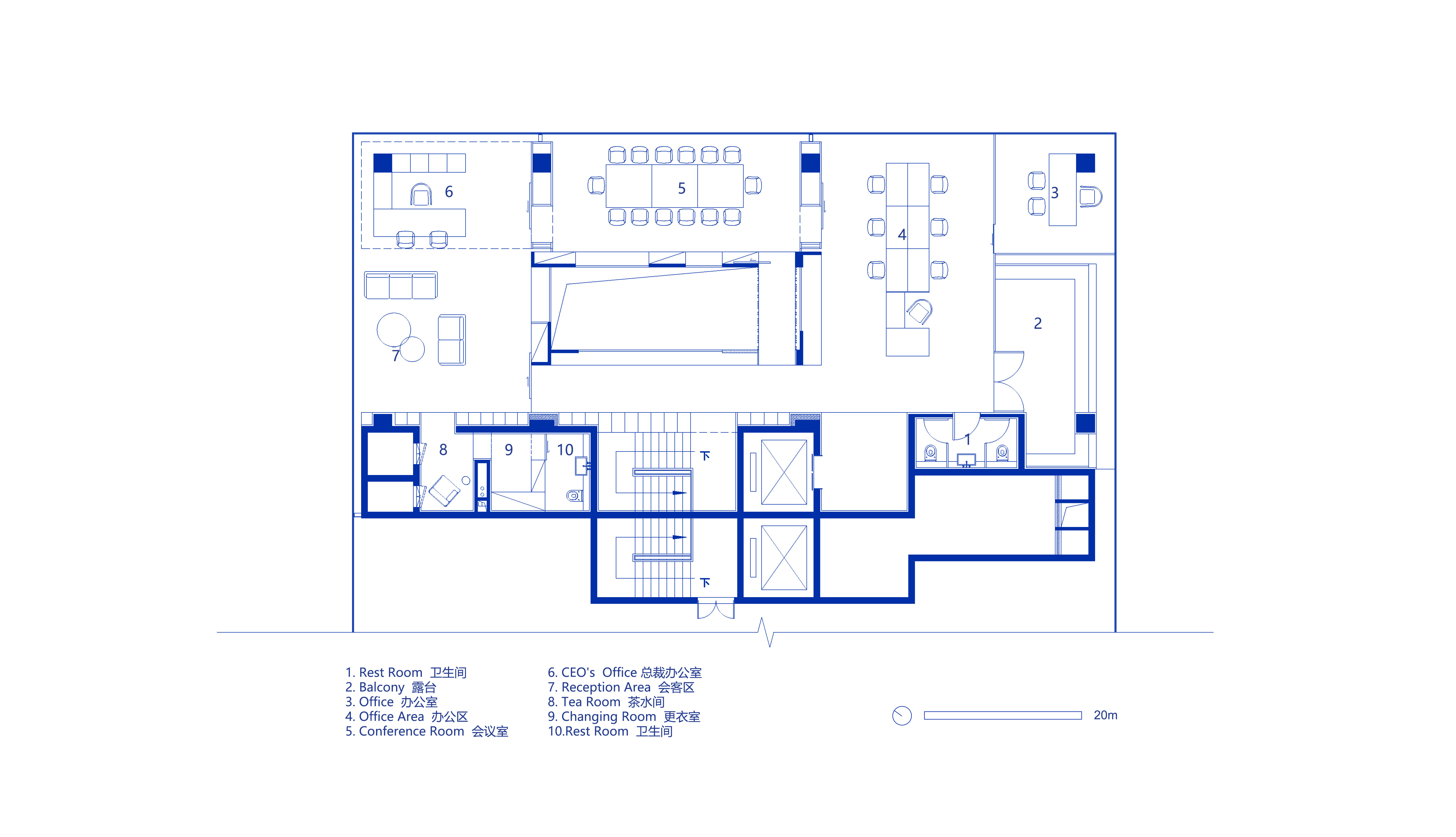 广州万科云谷未来感办公室设计-42