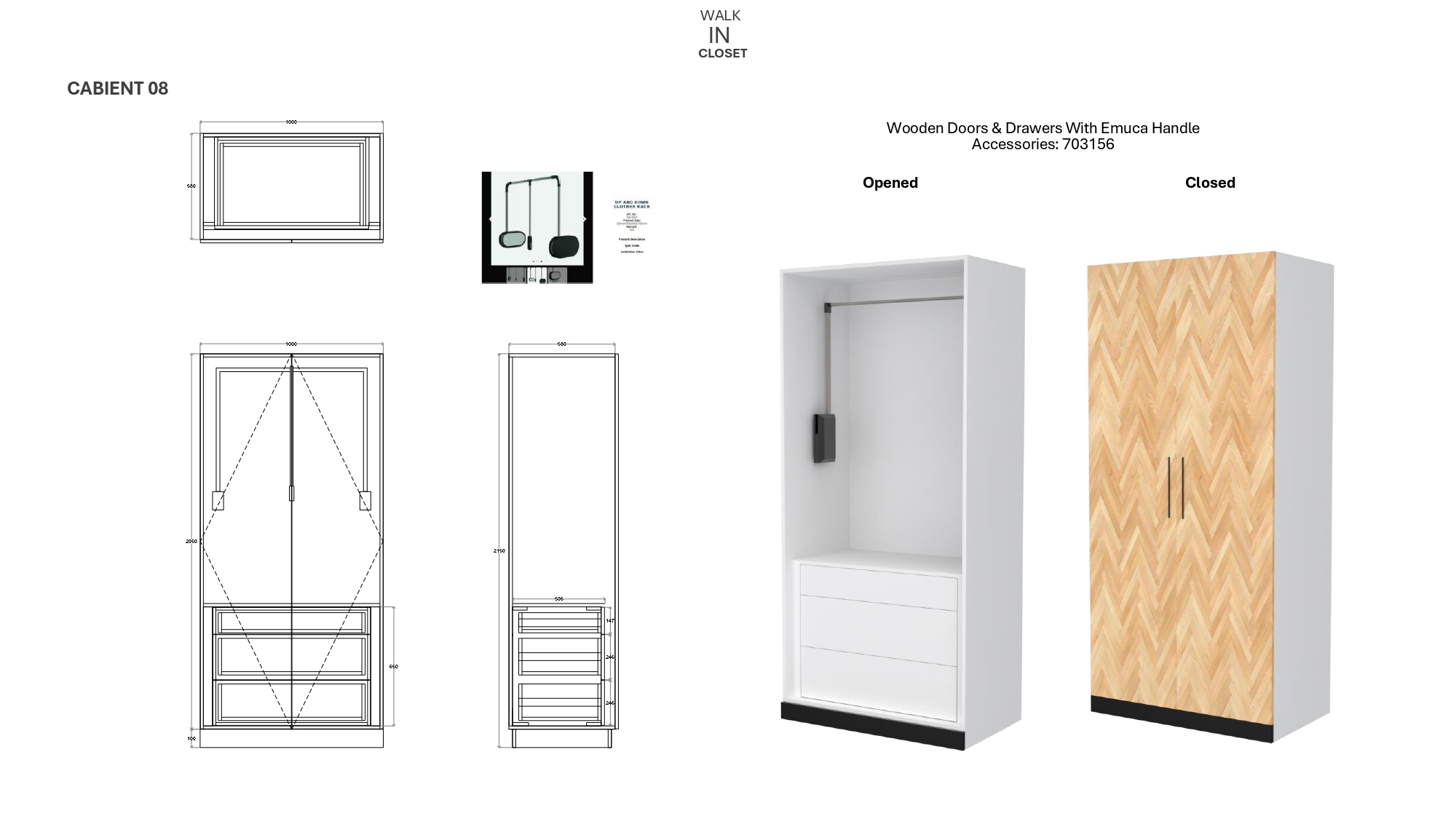 步入式衣帽间及衣柜设计-23