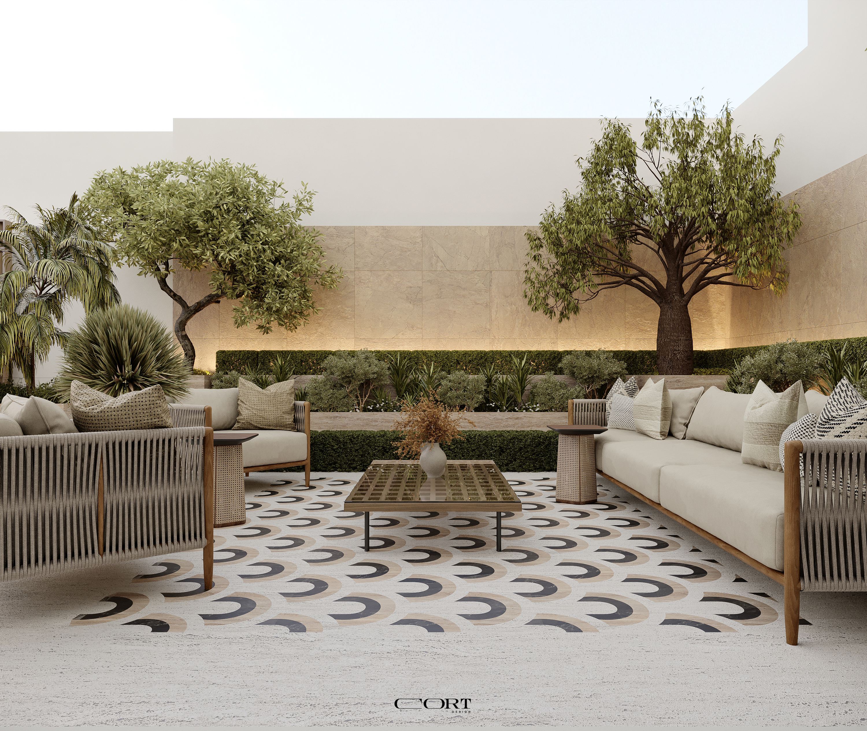 私人别墅景观设计丨沙特阿拉伯利雅得丨CORT Design-22