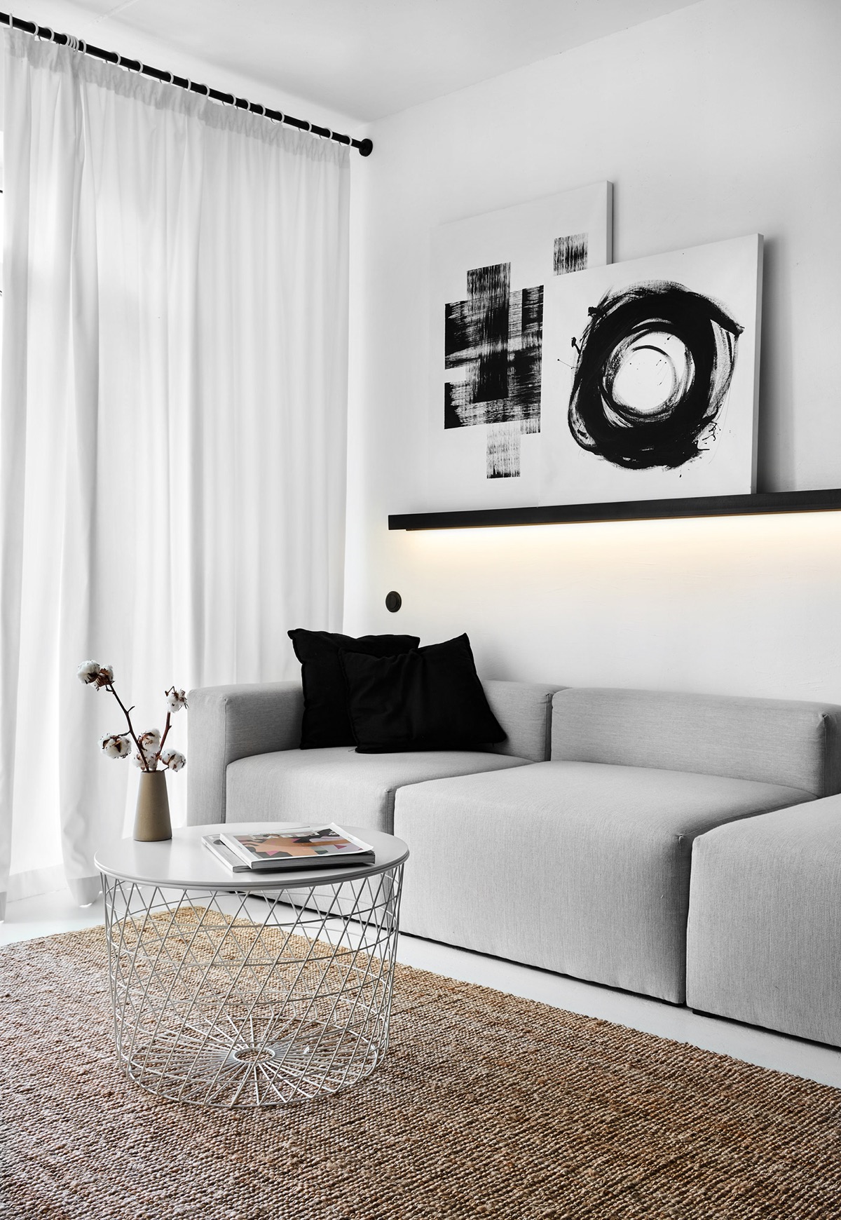 Модерен, интелигентен интериор в малък апартамент под 40 кв.м.-8