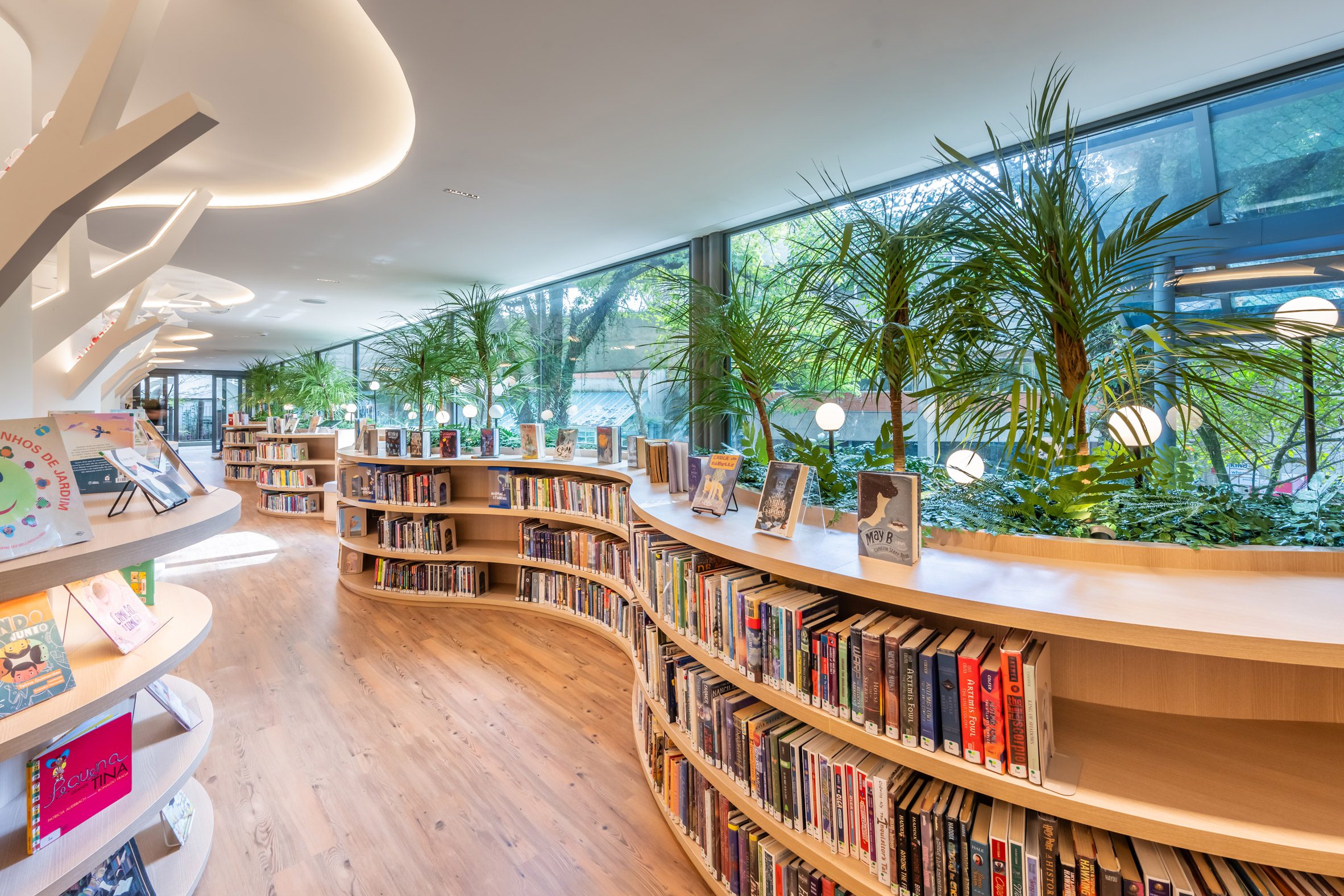 MAB3 and Zénite create forest of books for a Brazilian library-15