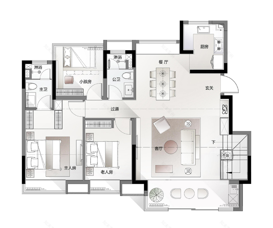合肥包河区龙川路 BH839 复式别墅丨中国合肥丨深圳上森室内建筑设计有限公司-40