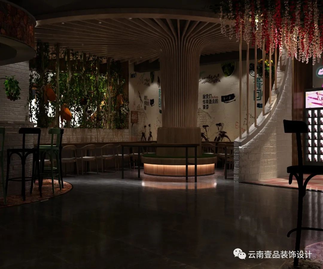 工装案例第四期-《小城味道》工业风美食城-13