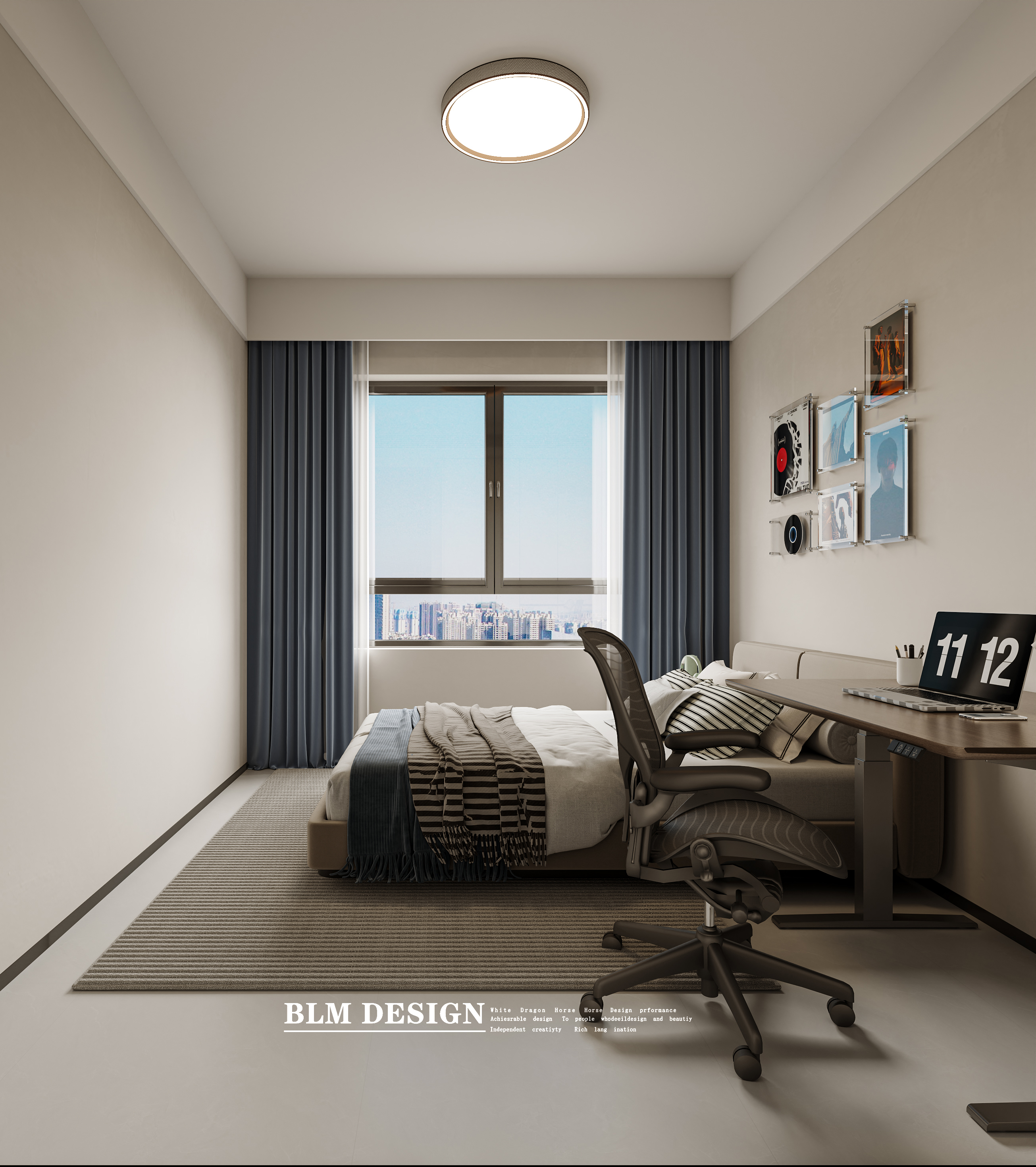 现代  白龙马效果图设计制作-8