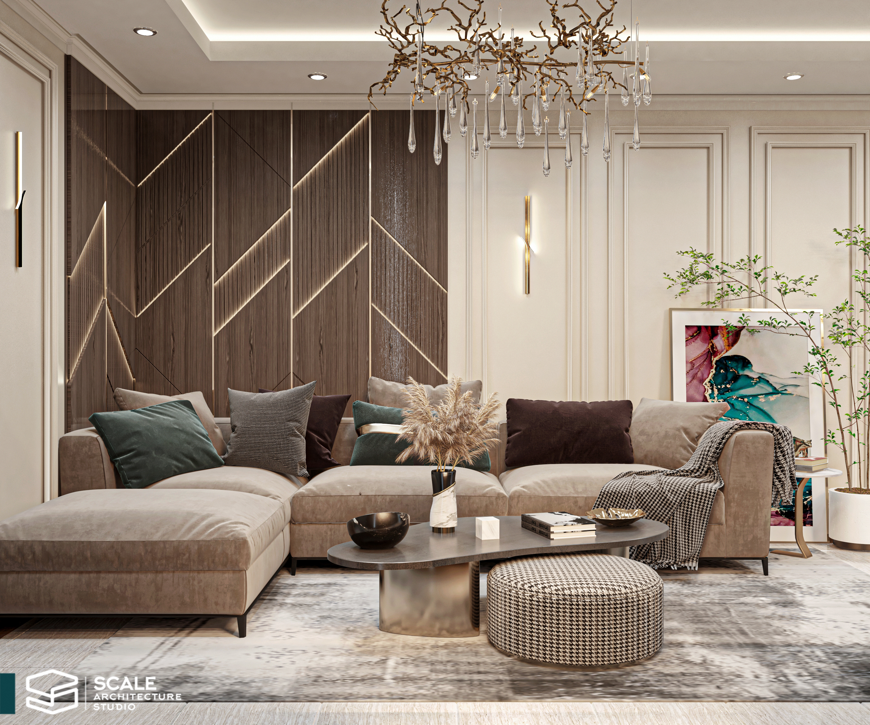 客厅带厨房丨埃及丨Scale Studio-4