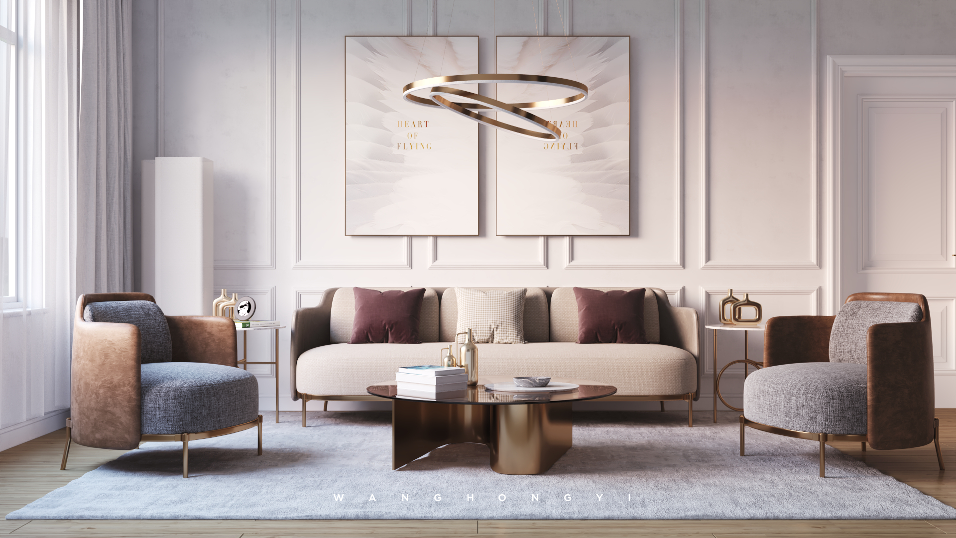 现代简约家居设计 | 3dsmax&vray4.1 的魅力展示-6