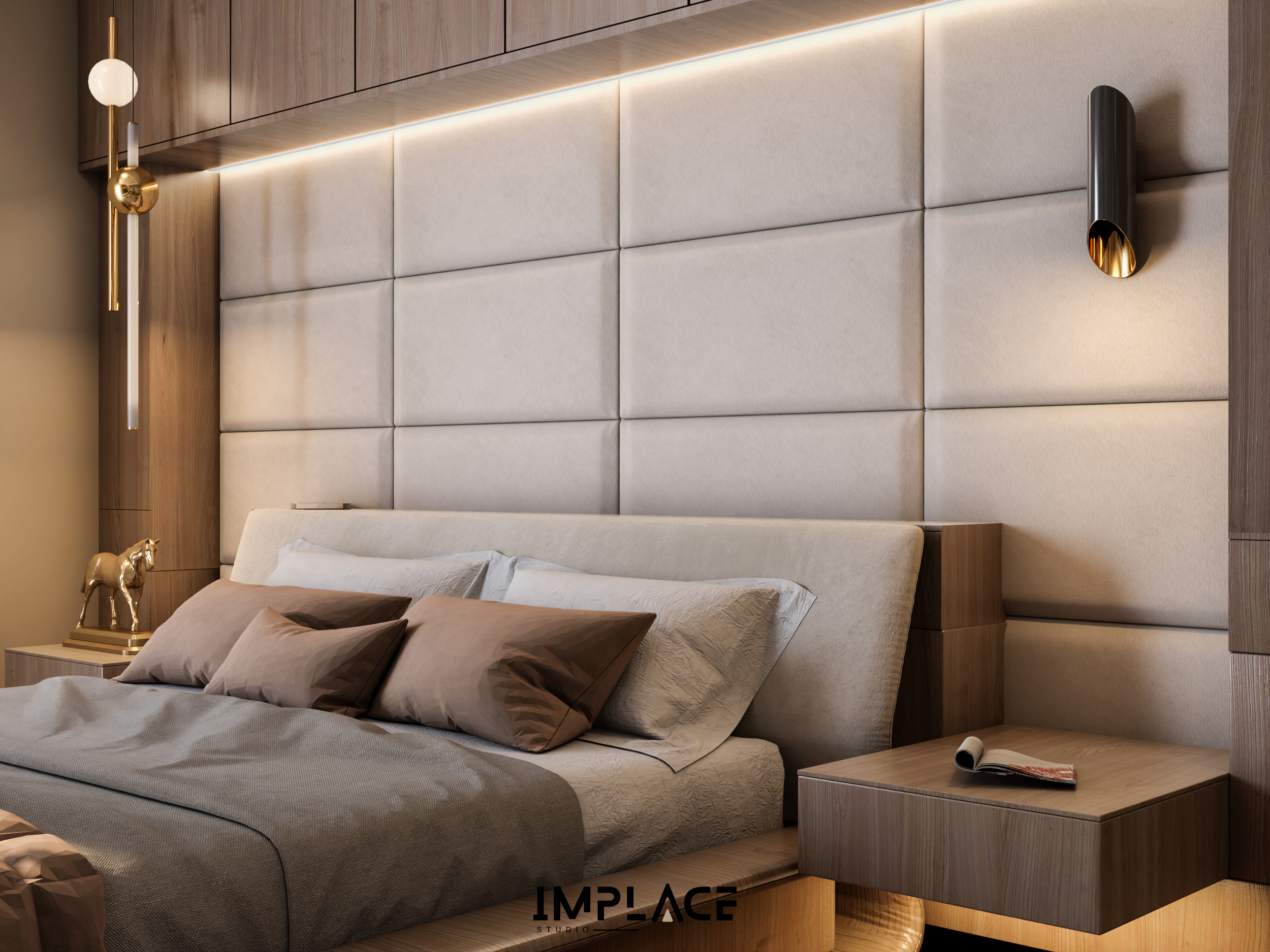 Uni beige Master bedroom-3