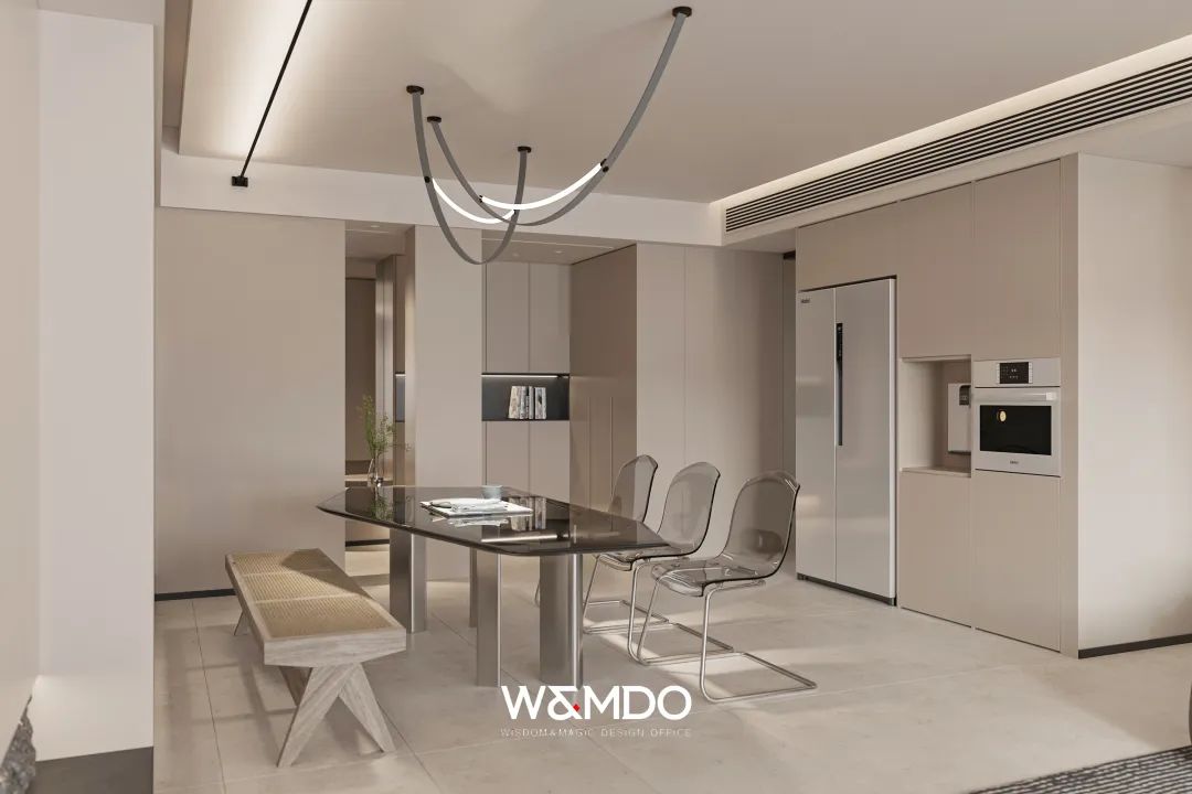 乐山大渡河府现代明亮家居空间设计丨中国乐山丨完美设计事务所-8
