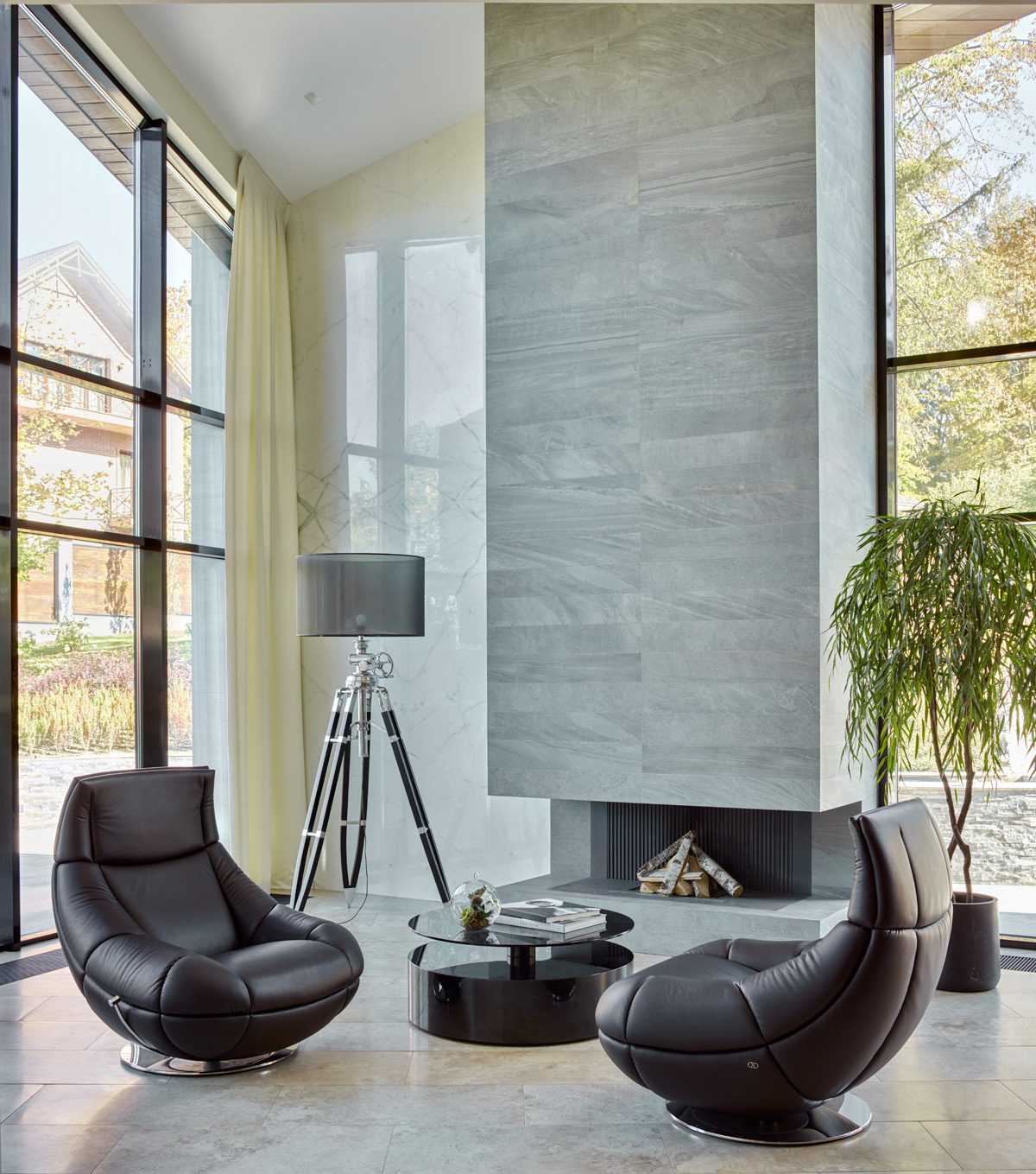 The interiors of a country house on the Novorizhskoe highway Alexandra Fedorova-14