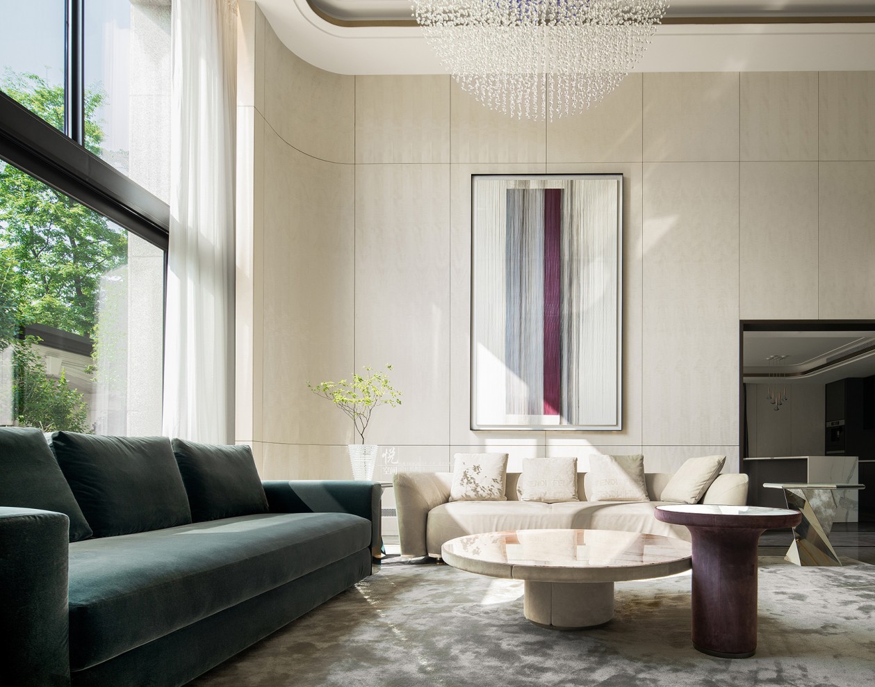 悦空间×私宅丨逸净设计-4