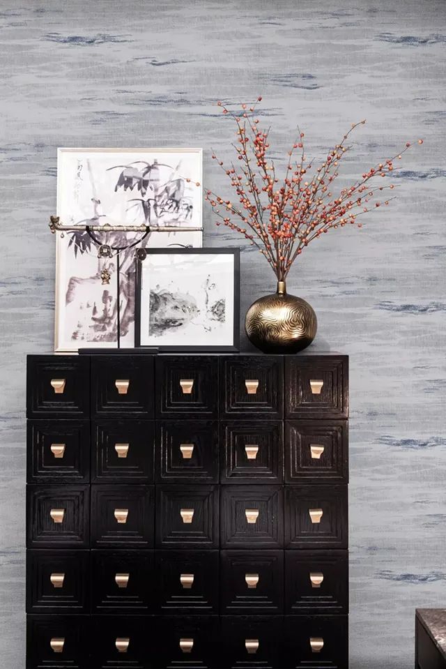 GET 一个时尚编织的家丨朴森整体软装设计-24