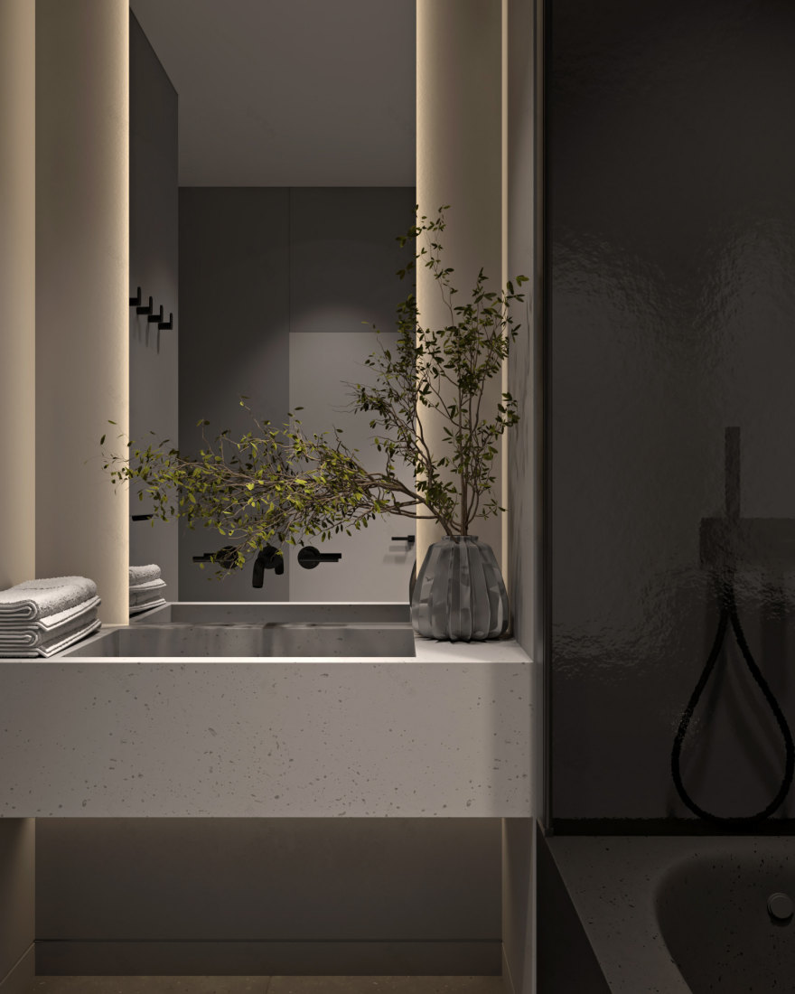 小型公寓室内设计丨阿联酋迪拜丨CGI-41