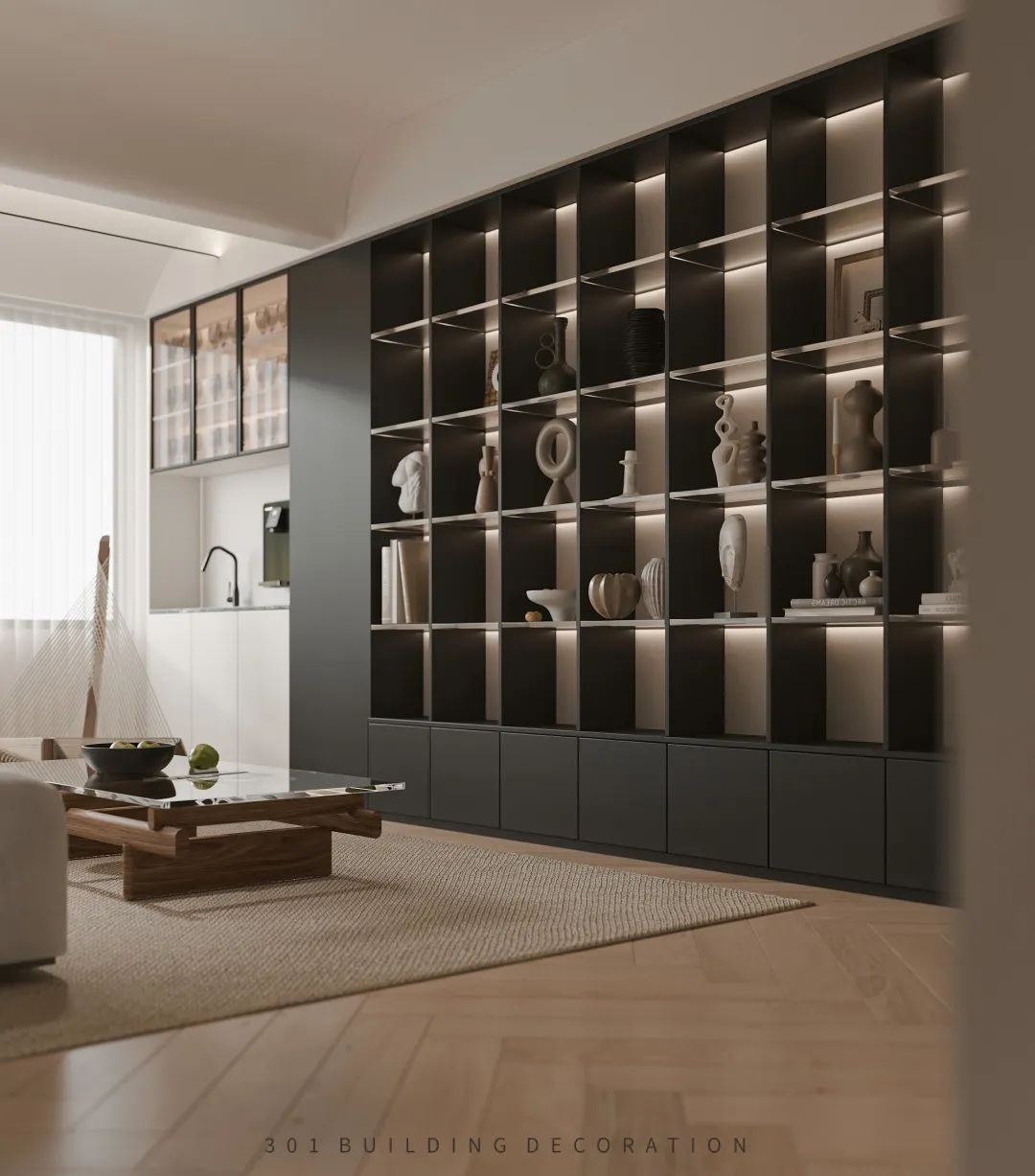 《浮生半日》· 现代家居空间设计丨三零一建筑装饰事务所-21