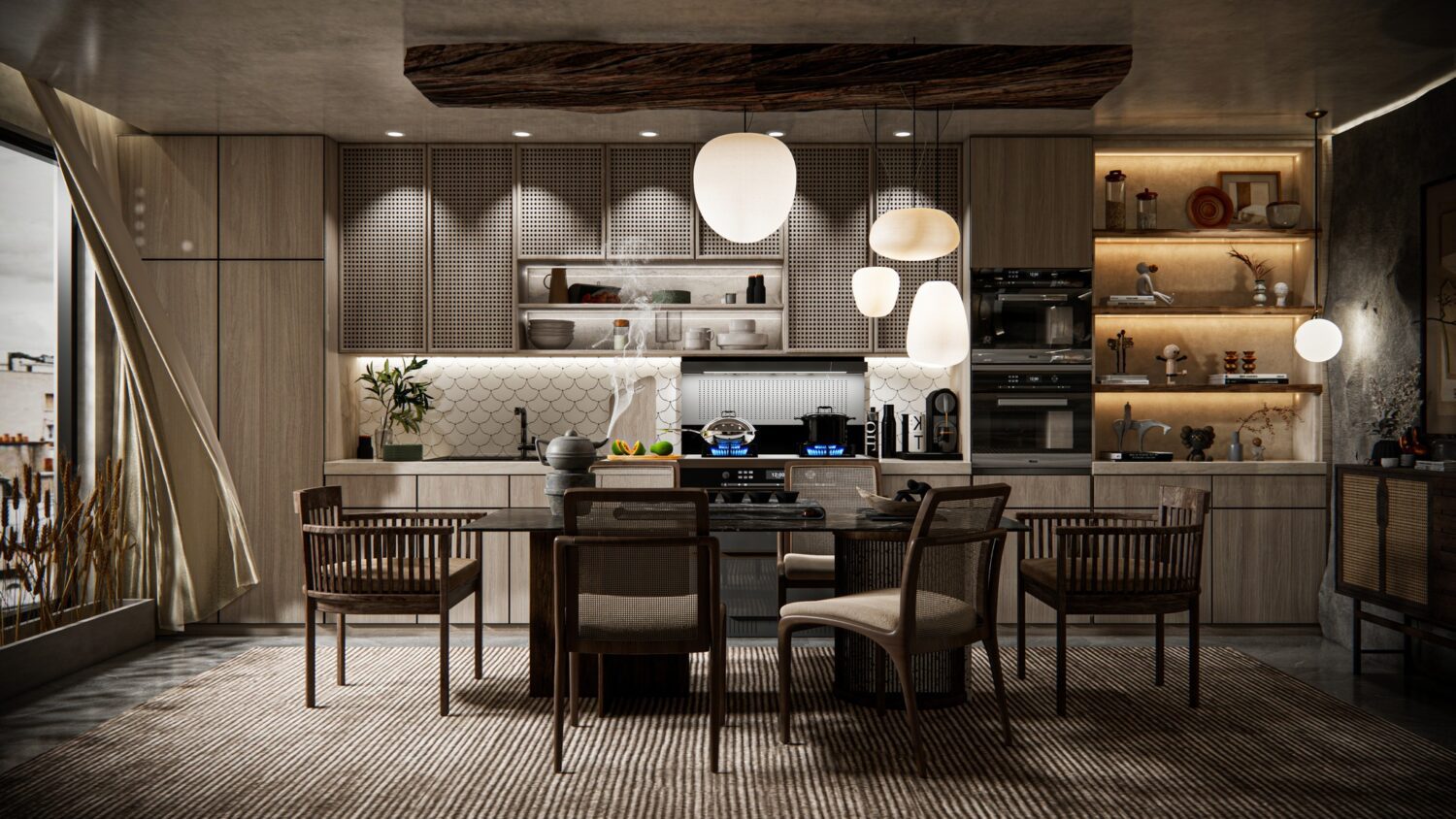 Sketchup厨房室内模型丨Tuan Quang Pham-6