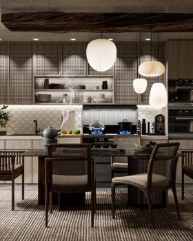 Sketchup厨房室内模型丨Tuan Quang Pham