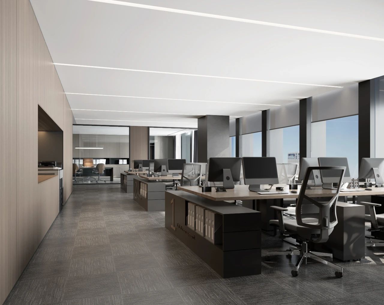 杭州现代企业办公空间设计丨中国杭州丨大麦设计-36