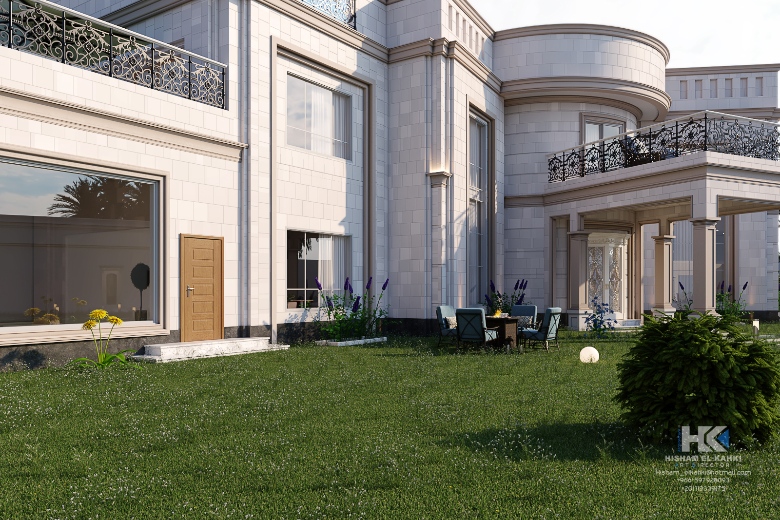 经典别墅外观设计-5