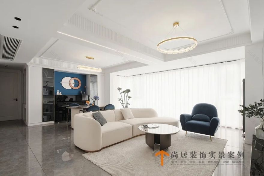 深业青珑上府 143 平法式轻奢住宅丨尚居装饰-18