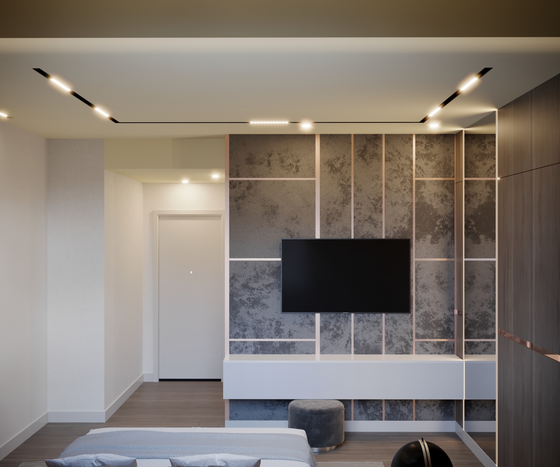 Interior Design: Hotel Room-7