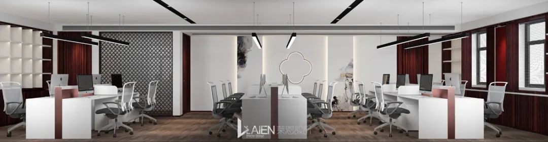 茂菊口腔上海总部办公室 | 新中式风格的海纳百川设计-35