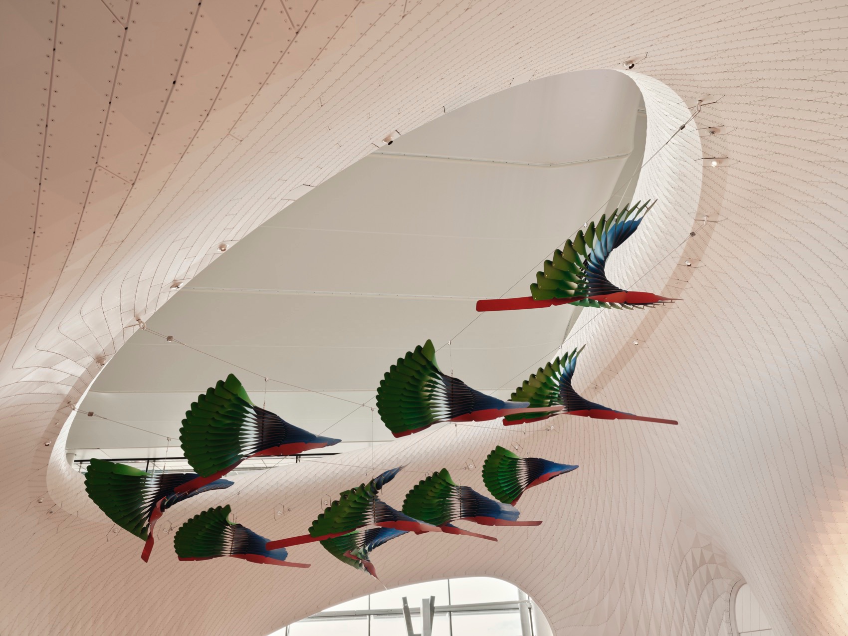 希思罗2号航站楼路易威登体验空间丨英国伦敦丨Marc Fornes,THEVERYMANY,与路易威登建筑部合作-34