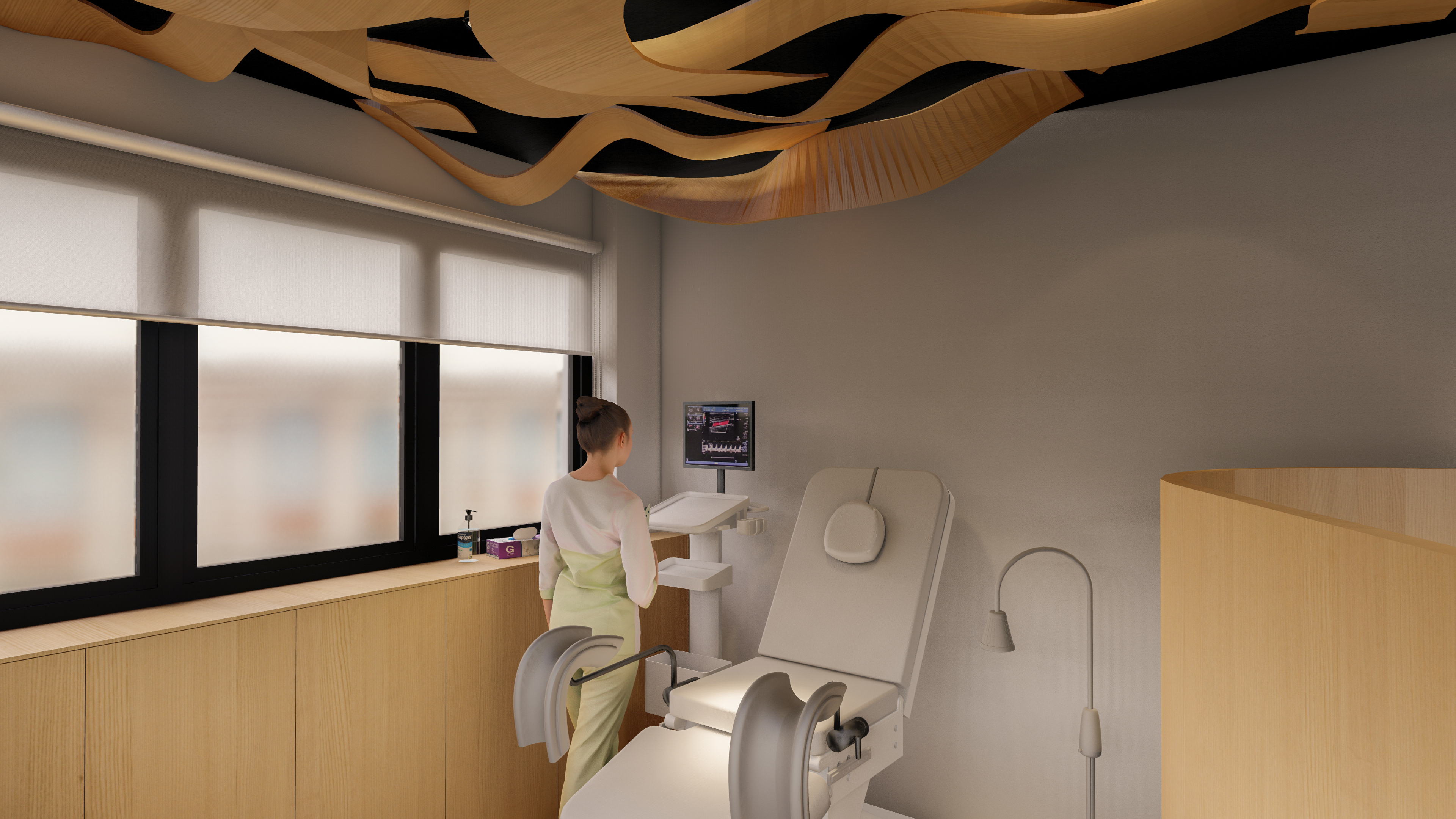 医院妇科急诊室性侵受害者空间设计-30