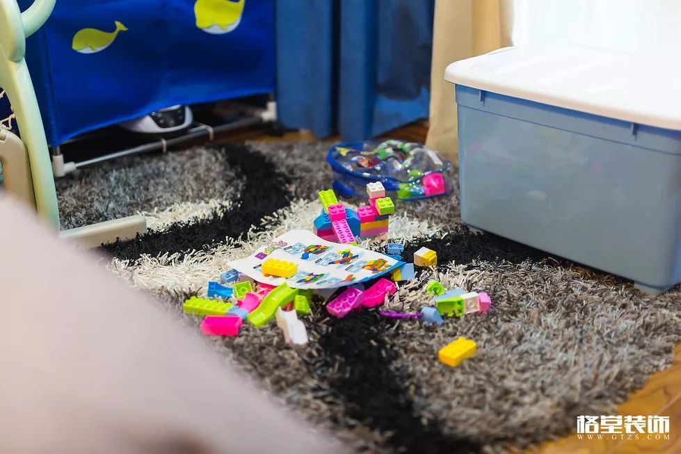 君悦东方美式生活,实木家具藏蓝沙发打造复古甜美空间-57