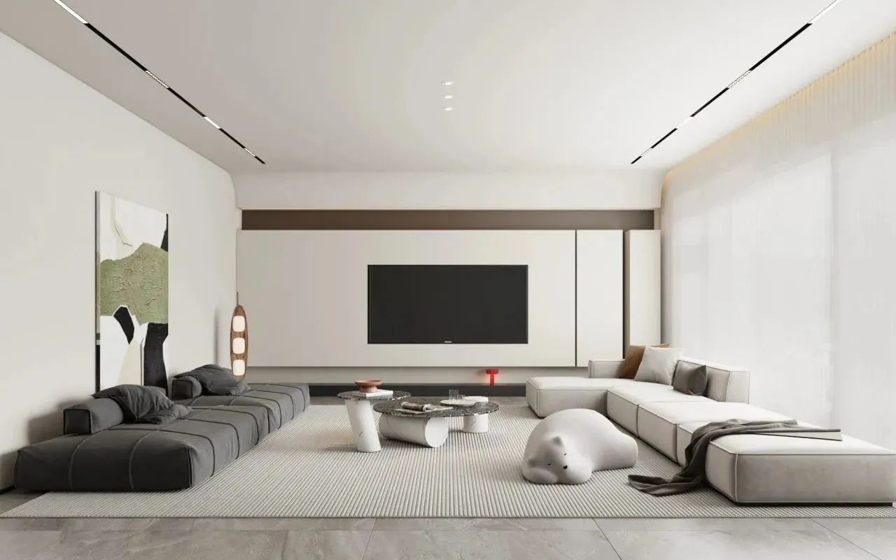 悬浮式电视背景墙设计-36