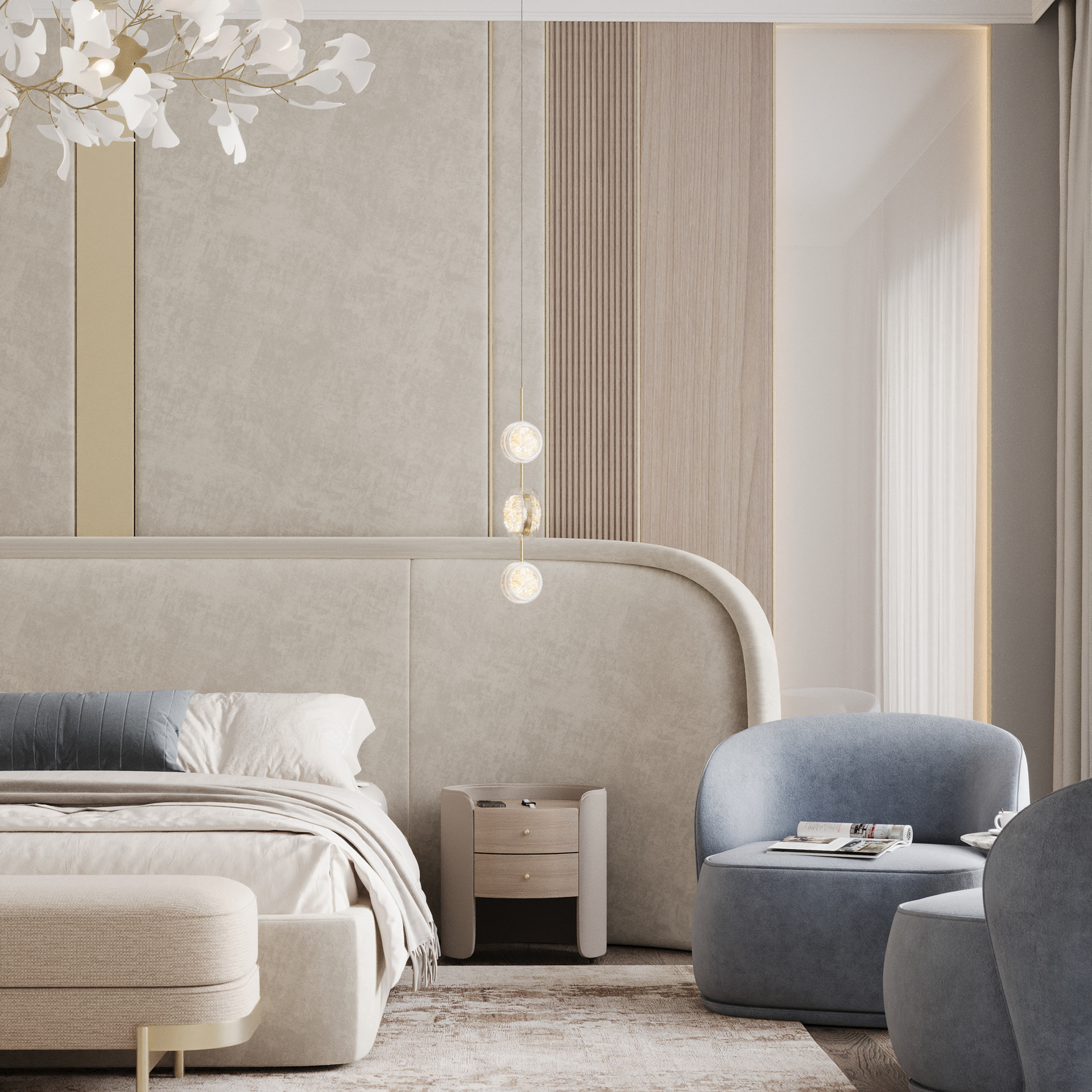 220平米两层住宅室内设计-53