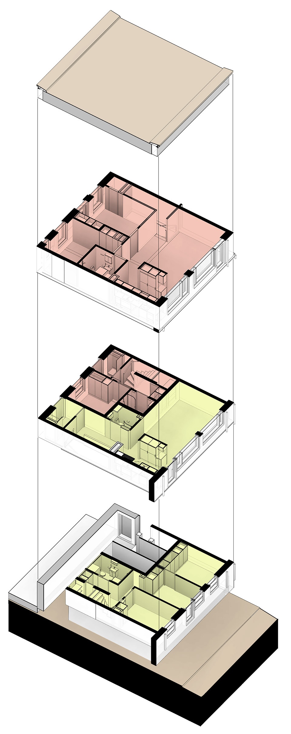 Pyhätunturintie 2 公共住宅建筑丨芬兰赫尔辛基丨Lahdelma & Mahlamäki 事务所-34