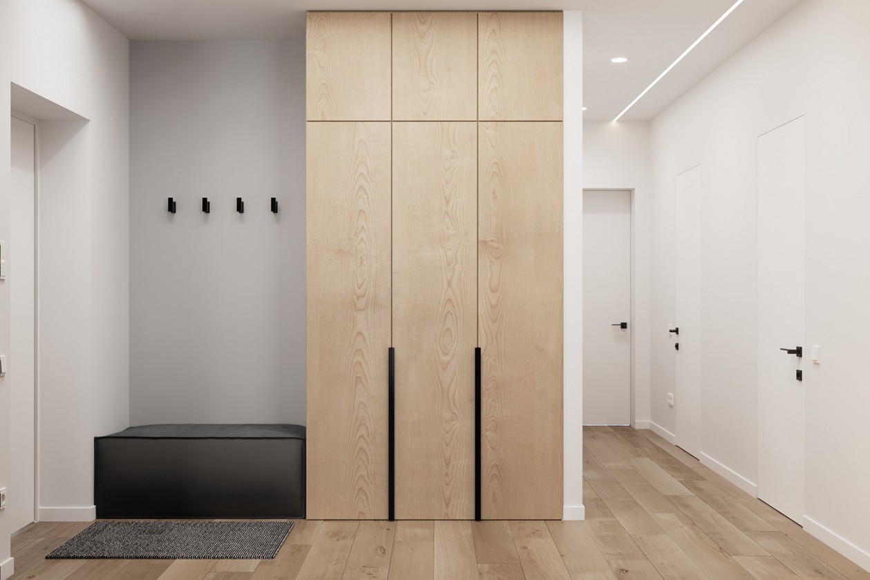 66平米 现代木质简约风！-7