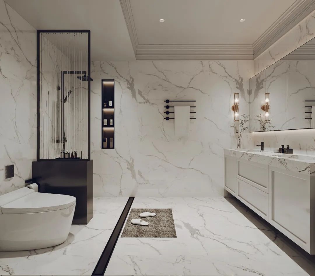 轻法式风格私宅丨中国成都丨堇尚悦设计-42