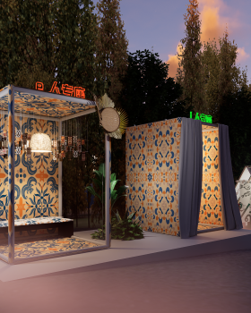 没落地的街区氛围