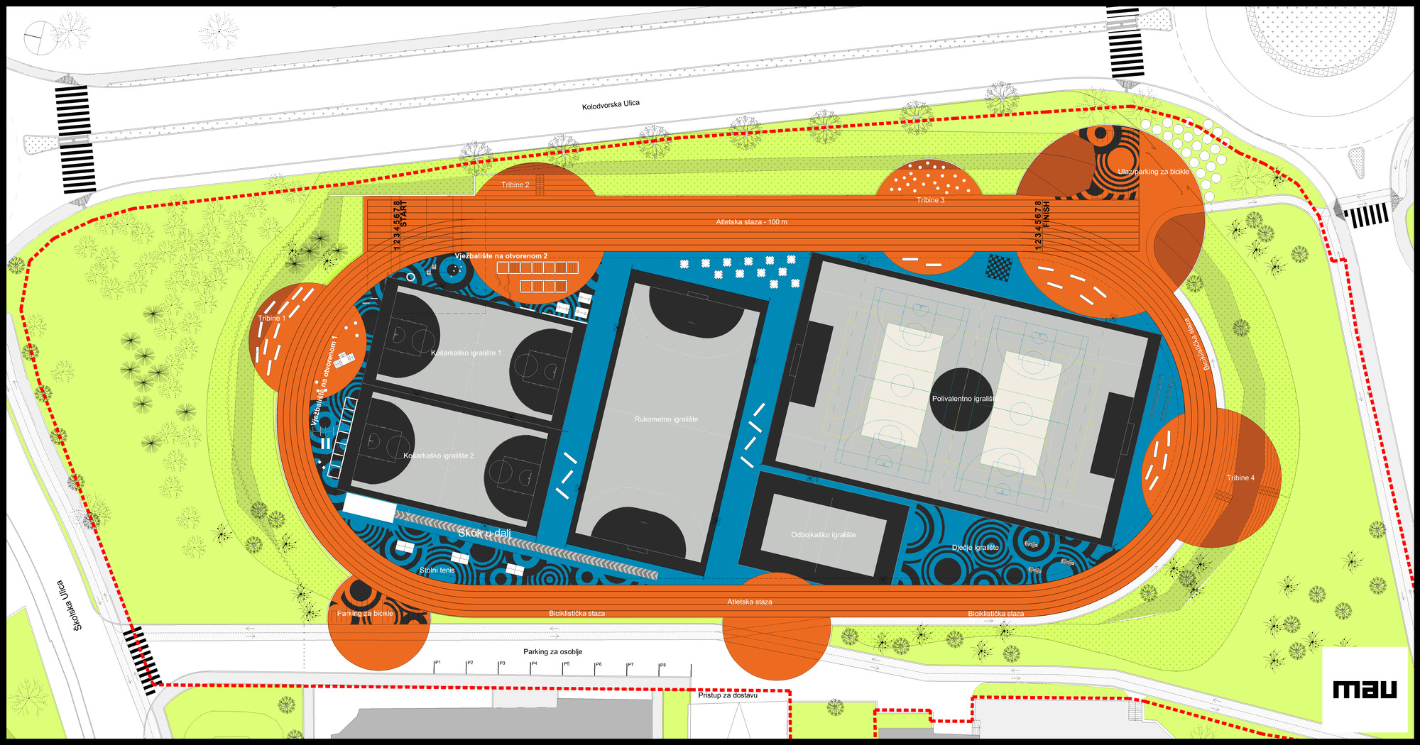 Sports Field of Elementary School Marija i Lina / Studio MAU d.o.o.-13