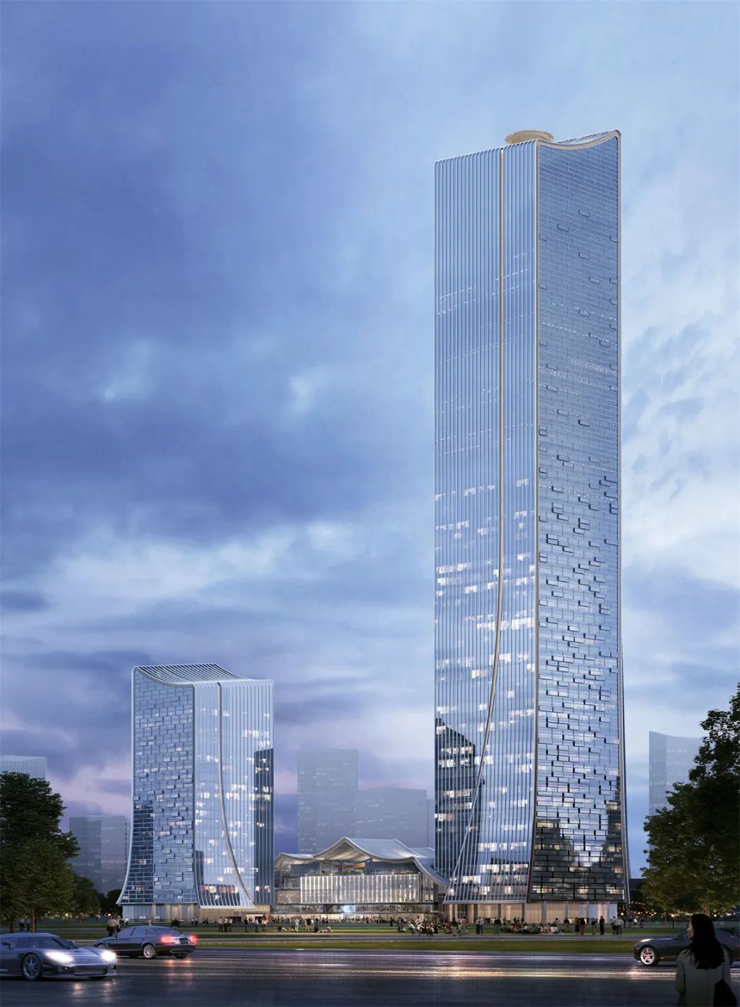 330米！济南第三高楼：中信济南尊项目-3